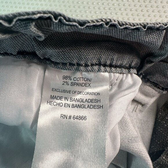 Company 81 Mens Size 34 Cargo Shorts Gray Camo Print Button Closure Cotton Blend - Picture 7 of 9